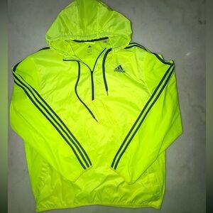 Adidas Men's Windbreaker Activewear Running Track gear Jacket
